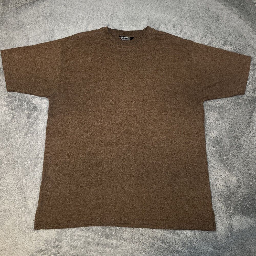 Vintage Diport Signature Collection Men's XL Brown/Black  T-Shirt Active Casual